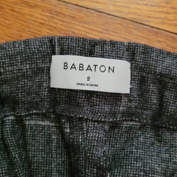 BABATON | Aritzia Cohen Wool Cashmere Plaid  Pant | Sz. 2 - Picture 7 of 10